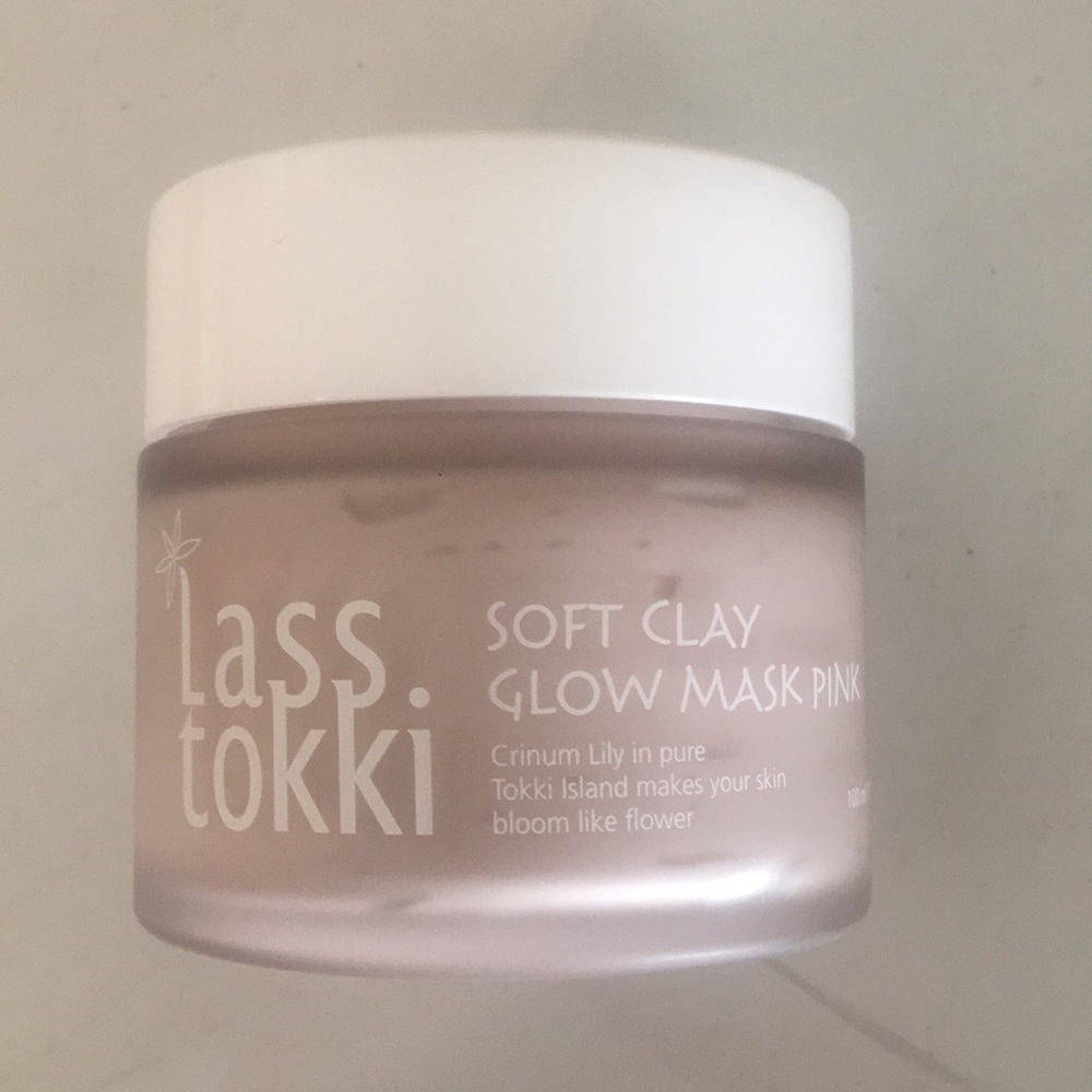 NEW 100ml Lass Tokki Soft Clay Glow Mask Pink